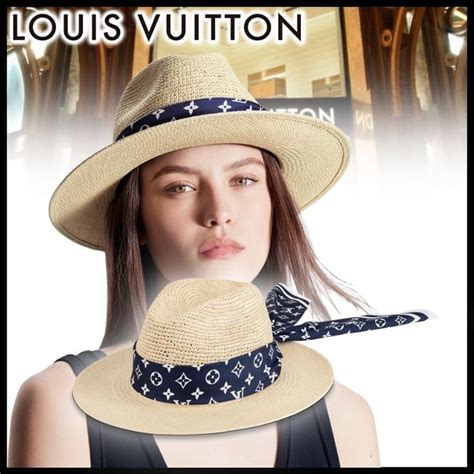 louis vuitton hat women|Louis Vuitton straw hat.